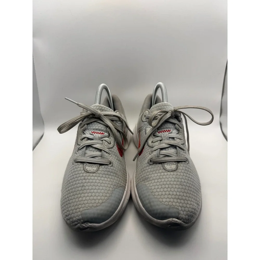 Nike Flex Experience Run 11 Women 6.5 Grey Red Good DD9283-007 Running Shoes